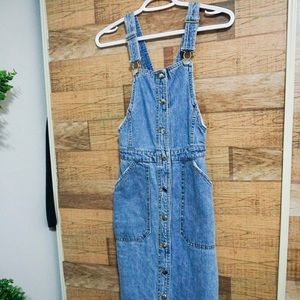 OVERALL DENIM DRESS